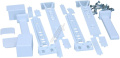 Electrolux Aeg Modification Kit - Integrated Door Mounting Kit,c - 140046408146